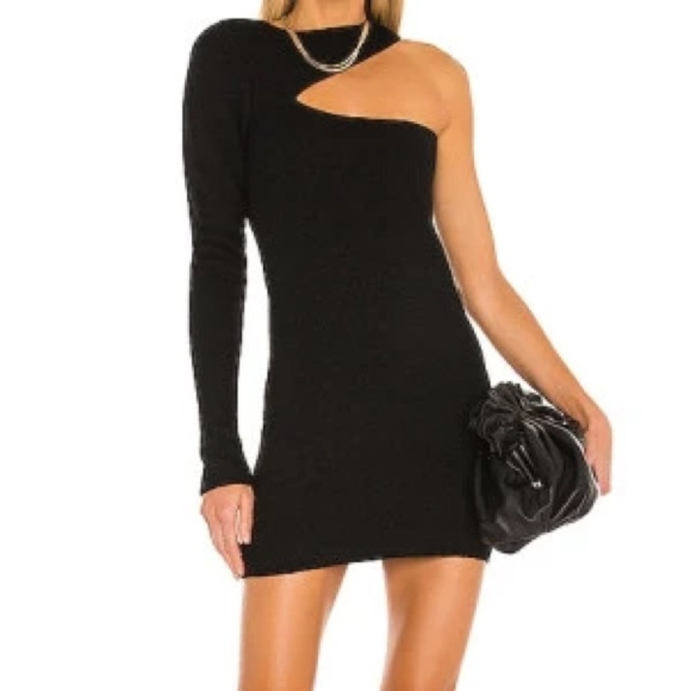 NBD Wool Cut-Out Dress